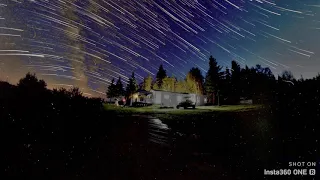 Insta360 one R star lapse