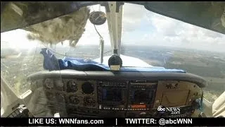 Camera Captures the Moment a Bird Strikes Cockpit