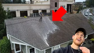 How To Clean Off Moss And Soft Wash A Roof For $1300