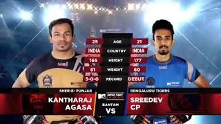 Sher-E-Punjab Vs Bengaluru Tigers | MTV Super Fight League | Kantharaj Agasa Vs Sreedev CP | SFL