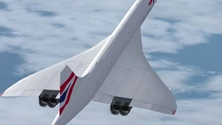 Concorde flight Harare, Zimbabwe