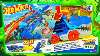 Hot Wheels Ultimate T-Rex Transporter!
