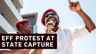 EFF protests outside State Capture Inquiry