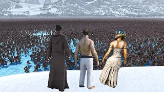 JEDI , CLEOPATRA & CHUNK NORRIS VS  5,000,000 MILLION EVIL ARMY !! UEBS 2