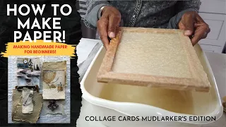 How To Make Handmade Paper With Recycled Paper In Our Kitchens! - Paper Making w/ Robyn McClendon