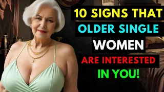 10 Signs That Older Single Women Are Interested In You |  Transformations for Natural Mature Women
