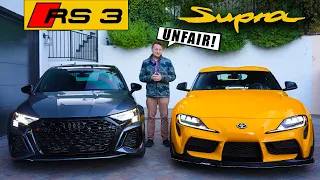 2023 Audi RS3 vs Toyota Supra: Unfair Comparison!