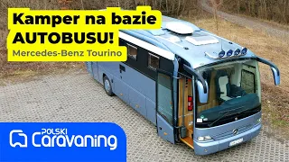 Super projekt kampera zabudowanego na autobusie Mercedes Benz Tourino o DMC 18 ton od Balcamp