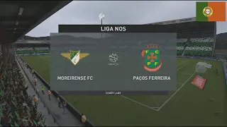 MOREIRENSE VS PAÇOS DE FERREIRA LIGA NOS 2019/2020