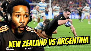 New Zealand v Argentina | 2023 Rugby World Cup Highlights | Reaction!