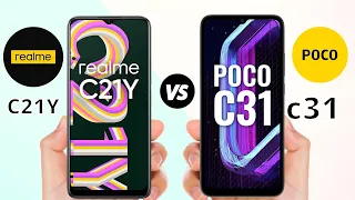 realme c21y vs poco c31 Full Comparison ⚡ Which one is Best?