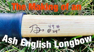 How to make an English Longbow from an Ash stave