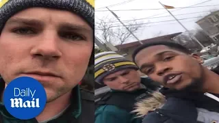 Black man stopped by Boston cops while walking down his street