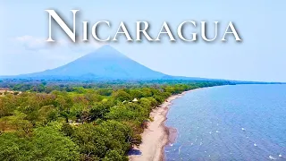 Nicaragua | 4K Drone Aerial View of Ometepe Island and The Historic Granada