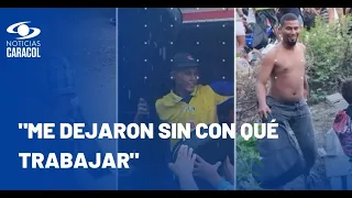 Camión se accidentó en Tasajera y ladrones se robaron las guitarras que transportaba