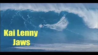 Kai Lenny ripping huge wave at Jaws (Peahi 50 foot day) December 2nd 2020 Maui Hawaii Surfing