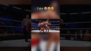 what a fake kick . WWE