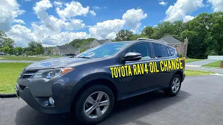 How to Change Oil in Toyota Rav4  2013-2016