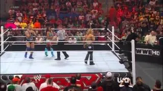 Santino Marella & Layla vs.Ricardo Rodriguez & Beth Phoenix - Raw 6/11/2012 (Full Match)