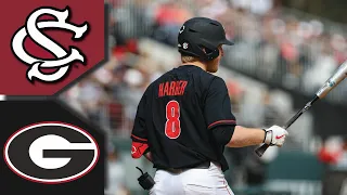 #16 South Carolina vs Georgia Baseball Highlights | SAT GAME 2 | College Baseball Highlights 2023