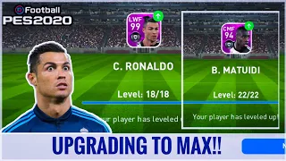 99 Rated C.Ronaldo Upgrading To Max!! In PES 20 Mobile