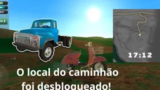 consegui acessar a área onde vai ficar o caminhão!