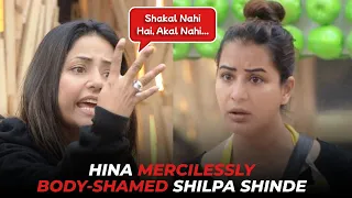 When Hina Khan Mercilessly Body Shamed Shilpa Shinde Calling Her A ‘Loser'