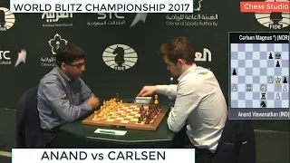 ANAND vs CARLSEN || WORLD BLITZ CHAMPIONSHIP 2017