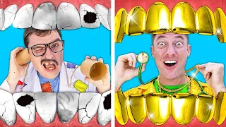 Rich Doctor Vs Broke Doctor in The Hospital! *Best Crafts, Funny Situations*  By Crafty Hype