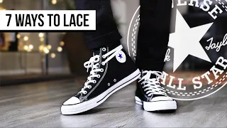 7 WAYS TO LACE CONVERSE CHUCK TAYLOR ALL STAR HIGH TOP | I AM RIO P.