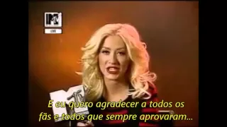Christina Aguilera ganha Artista Feminina do Ano no EMA 2006 - legendado