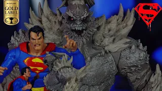 Mcfarlane Toys Dc Multiverse Gold label Superman VS Doomsday 2 pack review