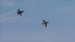 Hawker Hunter at the Texel Airshow 2012