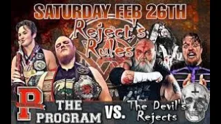 The Devil's Rejects vs The Program | Anarchy Wrestling, 2/26/22