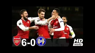 Arsenal vs BATE Borisov (6-0) - All Goals & Highlights 07/12/2017 HD