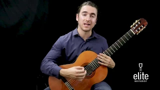 Learn To Play Julia Florida by Barrios - EliteGuitarist.com Classical Guitar Tutorial Part 1/4