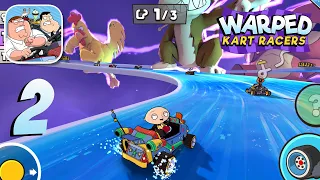 Warped Kart Racers - FAMILY GUY - iOS (Apple Arcade) Gameplay Part 2