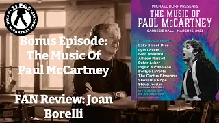 The Music Of Paul McCartney (Carnegie Hall Fan Review)