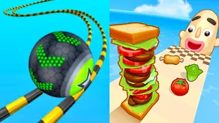 Satisfying Mobile Games ... Sandwich Run, Sandwich Runner, Tall Man Run, Juice Run, Ball Run 2048