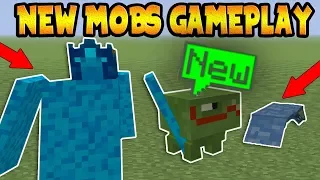 NEW Minecraft Mobs GAMEPLAY (Minecon: EARTH Update MCPE, PE, Java)