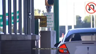 Starting Monday Turnpike Tolls Increase For Cash Paying Drivers