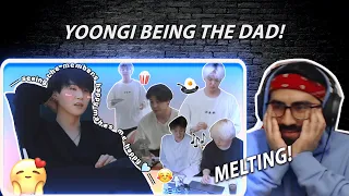 Try not to melt!! - Yoongi would do ANYTHING for bts | “you’re basically our dad” -Jimin| Reaction