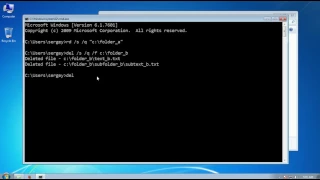 Как удалить папку с помощью командной строки (cmd) в Windows
