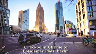 Charlie Checkpoint and Potsdamer Platz (most famous place) in berlin,@justwalk95