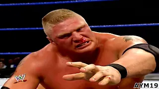 Brock Lesnar vs Chris Benoit SmackDown! 12/4/2003 Highlights