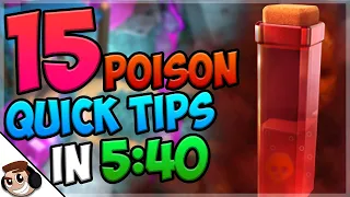 15 QUICK Tips About: Poison☣️| Clash Royale