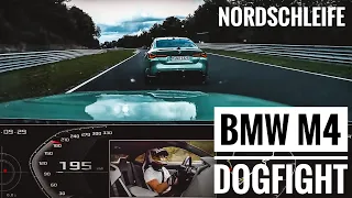 2x BMW G82 M4 Dogfight Nordschleife | w/ @wolftobias | Alex Hardt