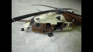 Review of the 1/48 Scale MH 60G Pavehawk Model Kit from Italeri