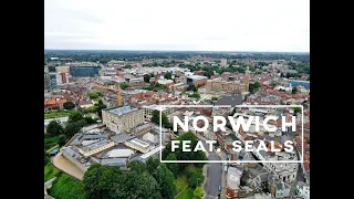 The Beauty of Norwich from the Air, the Castle & Cathedral | 4K Cinematic Drone | Norfolk, England