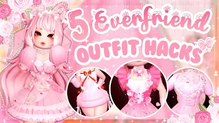 5 Everfriend Outfit Hacks 🌷💗✨ | Royale High